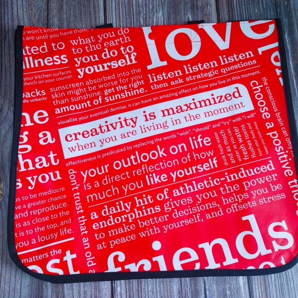 (3) Lululemon Large Manifesto Reusable Tote - Shopper/Gym/Yoga/Beach/Swim Bag - Picture 2 of 10